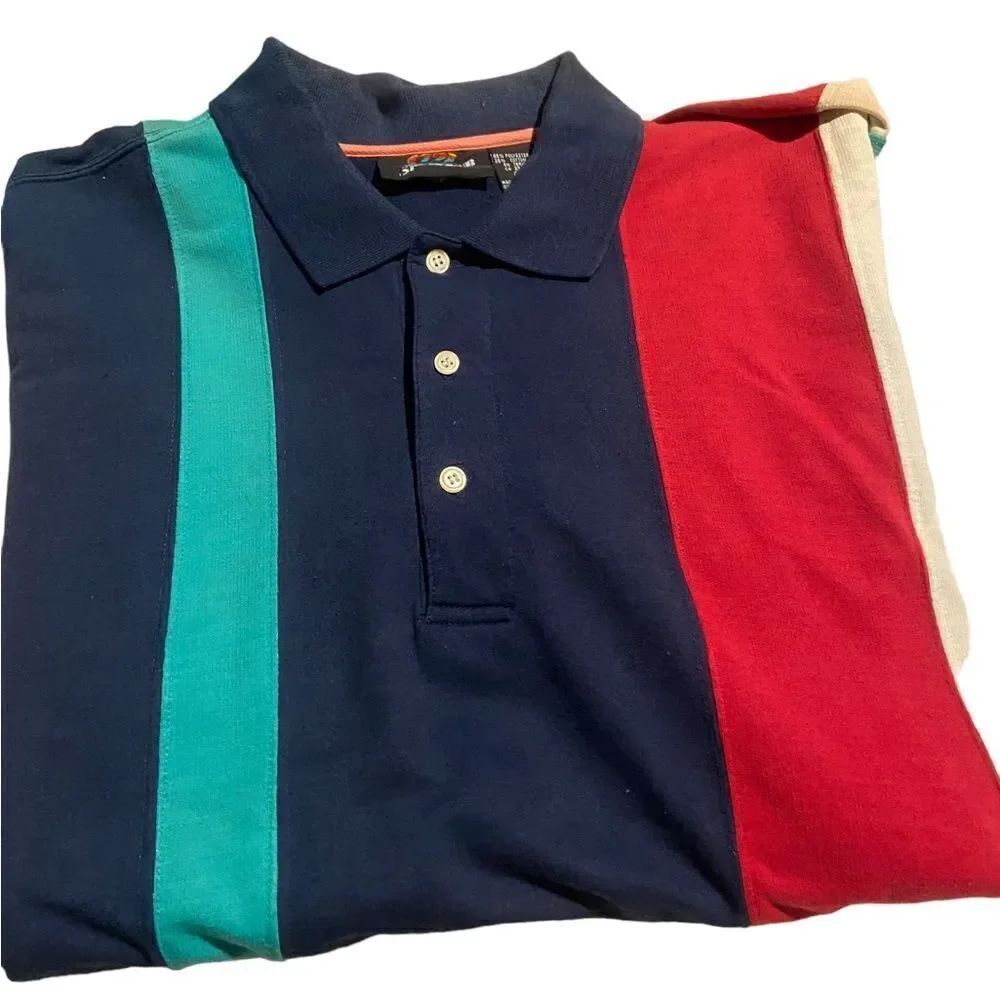 1721 Sport Club Vintage collared shirt sleeved polo excellent size large